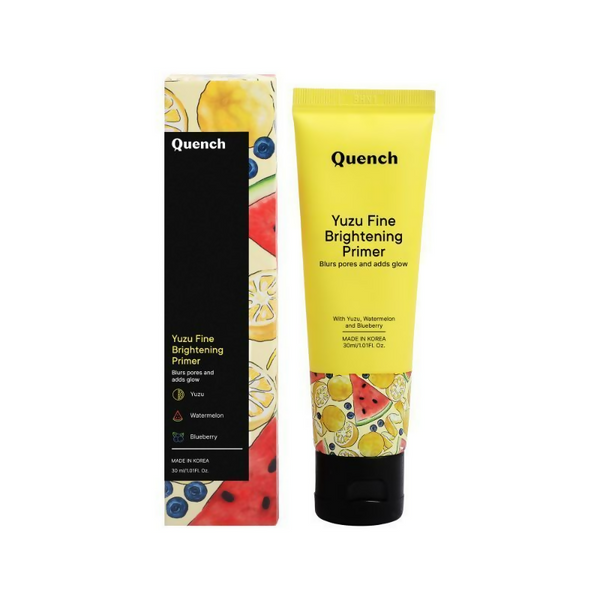 Quench Vitamin C Brightening Primer with Yuzu Extracts & Hydrates & Brightens Skin - Distacart