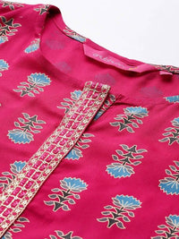 Thumbnail for Anubhutee Pink Ethnic Motifs Printed Kurti - Distacart