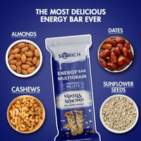 Thumbnail for Sorich Organics Multigrain Energy Mini Bars Vanilla Almond - Distacart