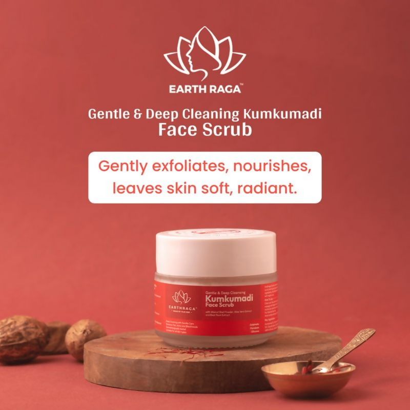 Earthraga Kumkumadi Face Scrub - Distacart