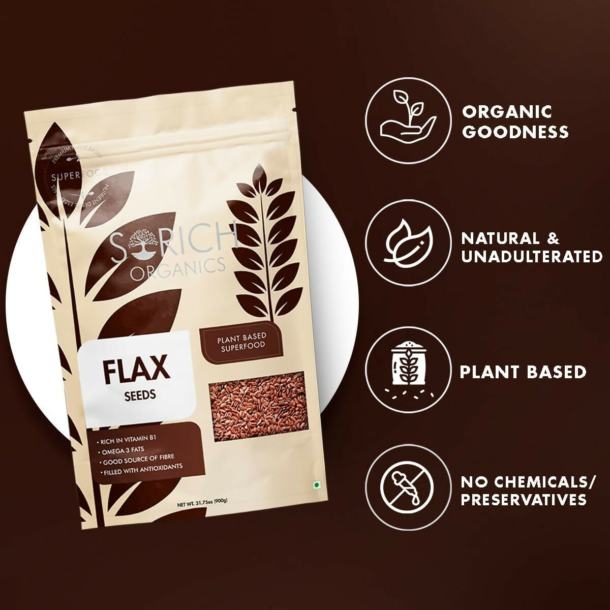 Sorich Organics Cold Milled Flax Seeds Powder - Distacart