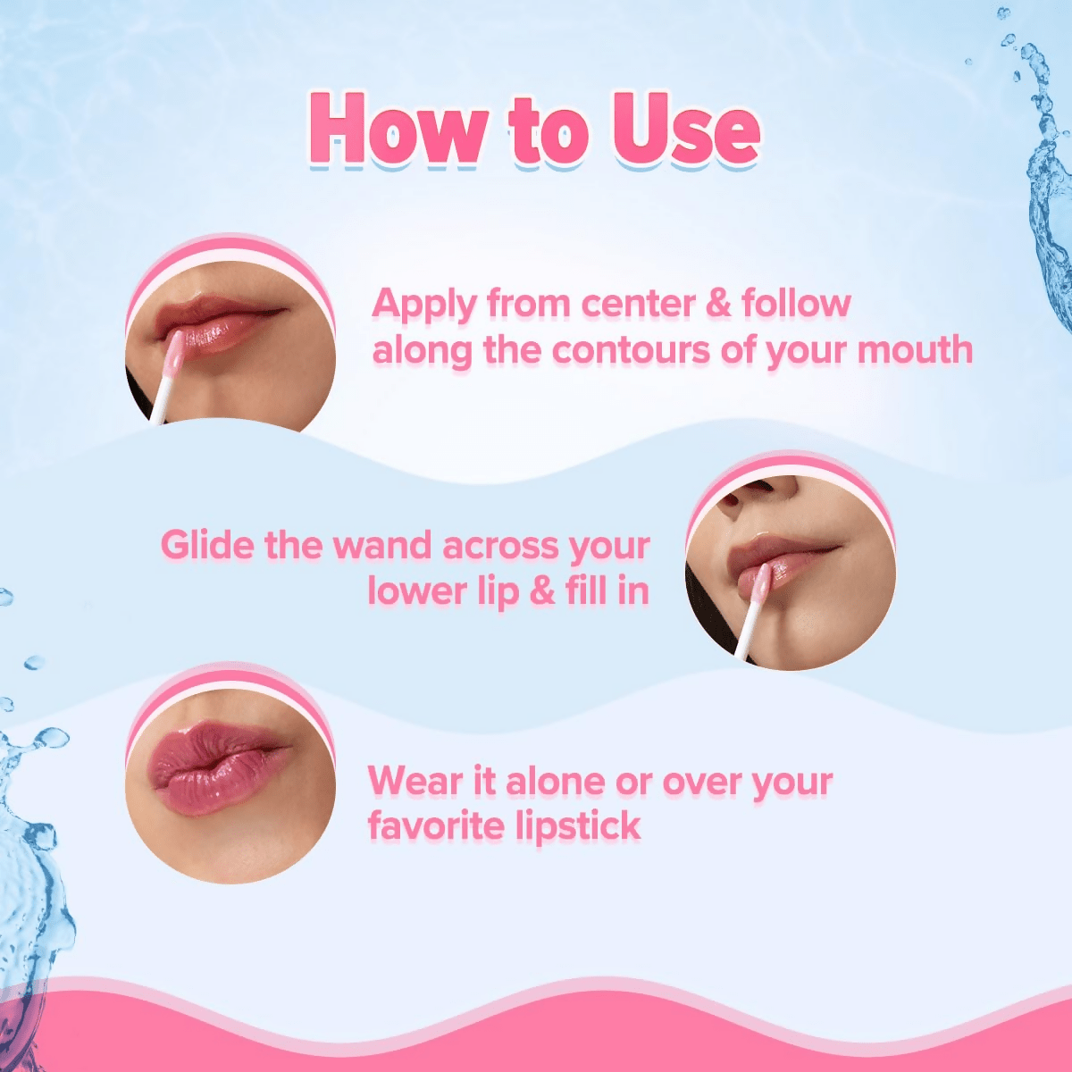 Aqualogica Plump+ Pouty Li-Ph Gloss - Watermelon Slice