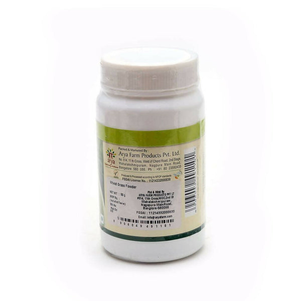 Arya Farm Organic Wheat Grass Powder - Distacart