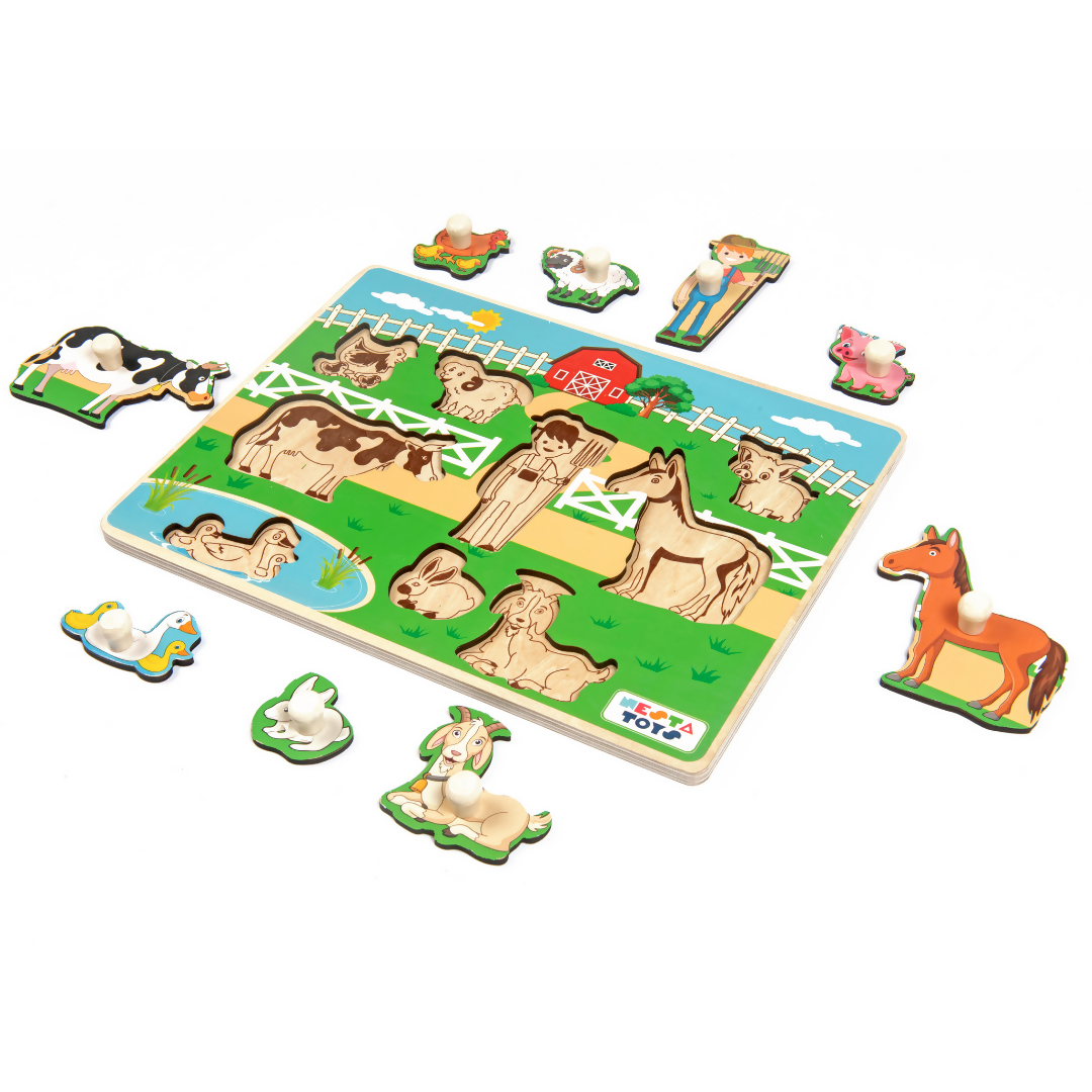 Animal Knob Puzzle 5
