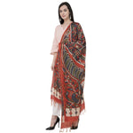 Thumbnail for A R Silk Modal Kalamkari Print Fancy Dupatta Color Multi Print Dupatta or Chunni