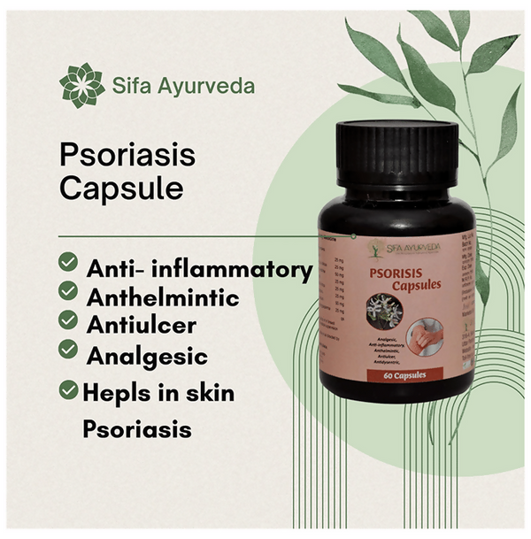 Sifa Ayurveda Psoriasis Capsules - Distacart