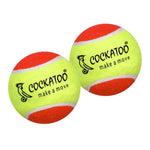 Thumbnail for Cockatoo Rubber Cricket Tennis Ball (Pack of 2) - Distacart