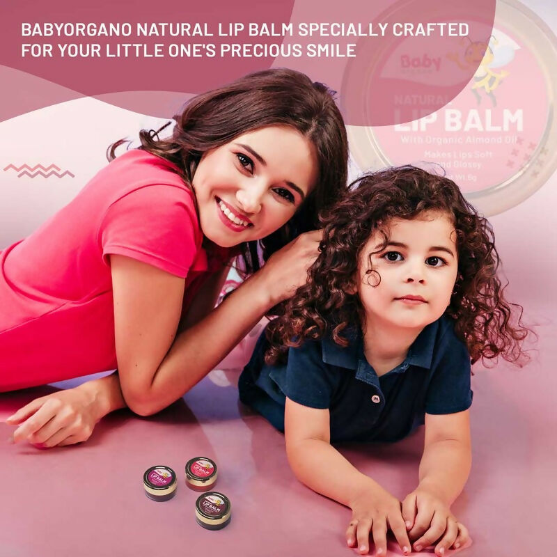 Babyorgano Natural Lip Balm - Beetroot Flavor - Distacart