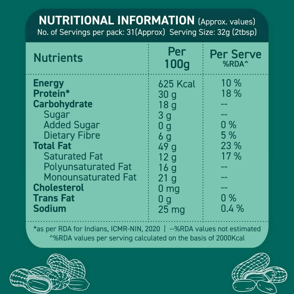 Alpino Organic Natural Peanut Butter Crunch - Distacart