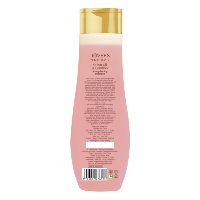 Jovees Red Onion Oil & Bamboo Strengthening Shampoo - Distacart