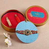 Thumbnail for American Diamond Motif Style Rakhi
