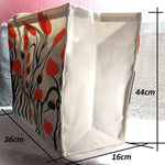 Thumbnail for Canvas Jute Bag Flower Print - Distacart