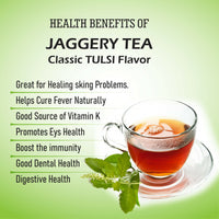 Thumbnail for Naivedyam Classic Tulsi Flavour Jaggery Tea - Distacart
