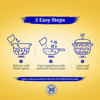 Thumbnail for Daawat Biryani Kit Kolkata - Authentic Recipe - Distacart
