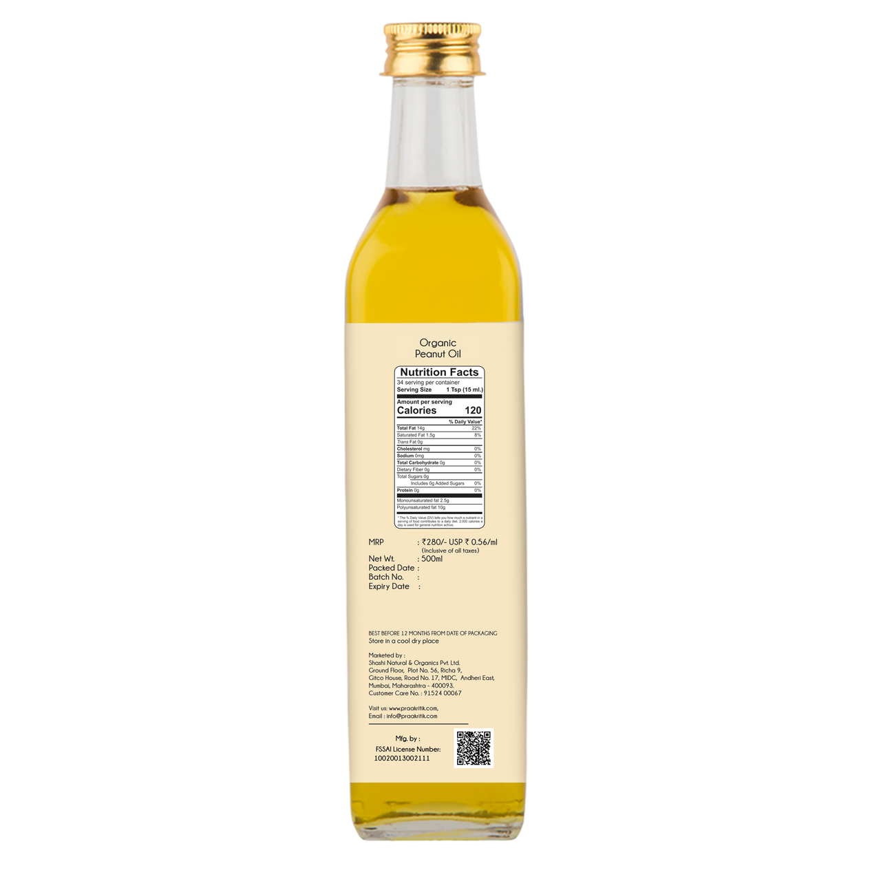 Peanut Oil 500ml_2