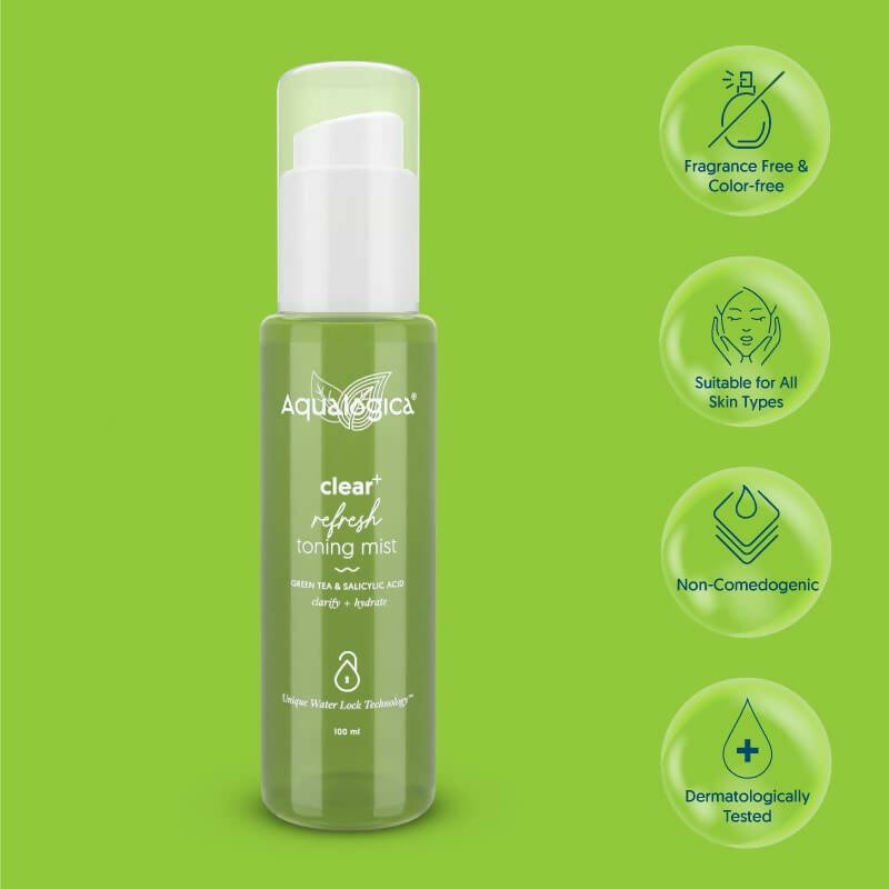 Aqualogica Clear+ Refresh Toning Mist - Distacart