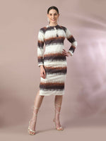 Thumbnail for Myshka Women's Multi Printed Knee Length Party Embellished Skirts - Distacart