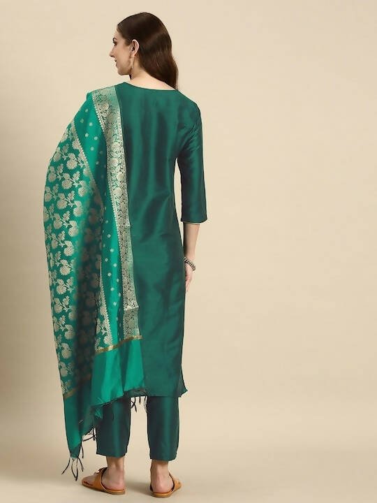 Anouk Women Regular Kurta With Trousers & Dupatta - Distacart