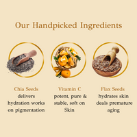 Thumbnail for dBasic 10% Vitamin C Face Serum With Vitamin F (Chia & Flax Seeds) For Face Glowing & Radiant - Distacart