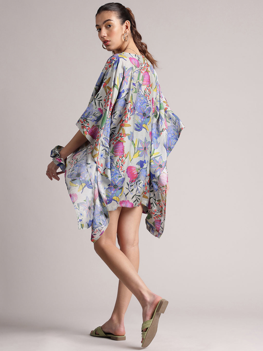 Zaccai Women's White Muslin Tropical Dress