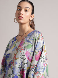 Thumbnail for Zaccai Women's White Muslin Tropical Dress