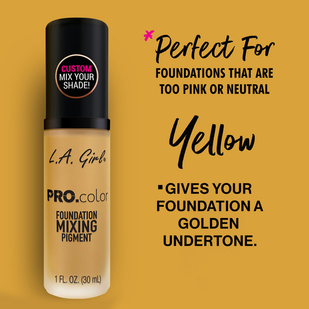 L.A. Girl Pro Color Foundation - Yellow - Distacart