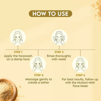 Thumbnail for Clensta Multani Mitti Face Wash - Distacart