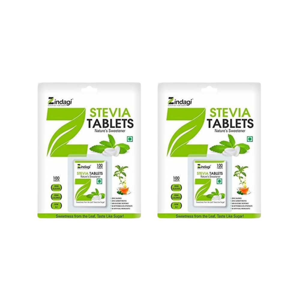 Zindagi Stevia Nature's Sweetener Tablets - Distacart