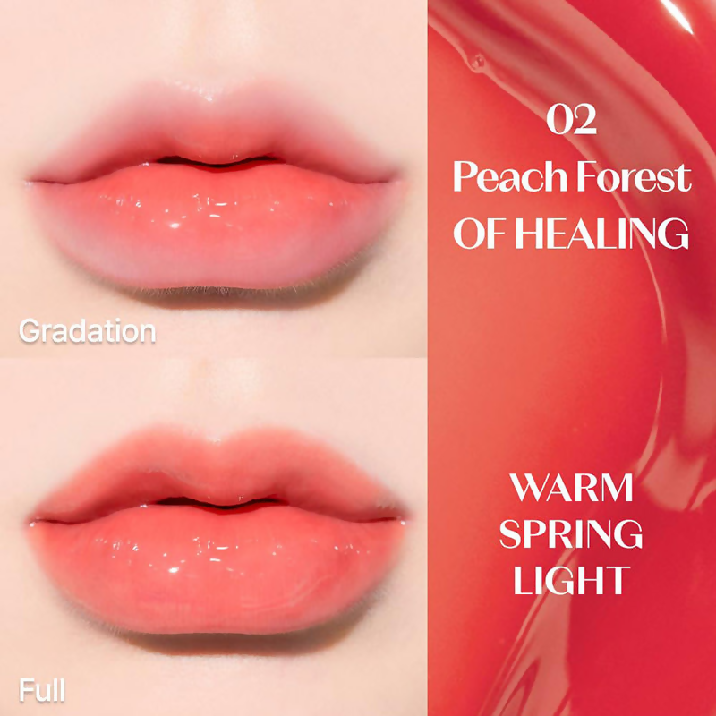 Etude House Over Glowy Tint - 02 Peach Forest Of Healing - Distacart