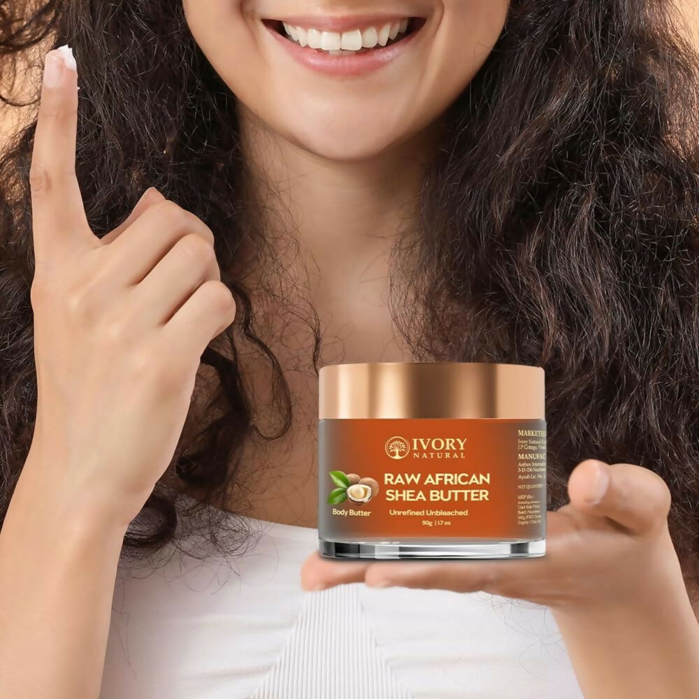 Ivory Natural African Shea Butter Unrefined For Skin and Hair, Rich in Antioxidants and Natural Hydration - Distacart