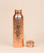Thumbnail for Isha Life Hammered Copper Water Bottle - 950 ml - Distacart