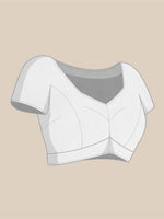 Thumbnail for Mitera Floral Sequinned Silk Blend Designer Saree - Distacart