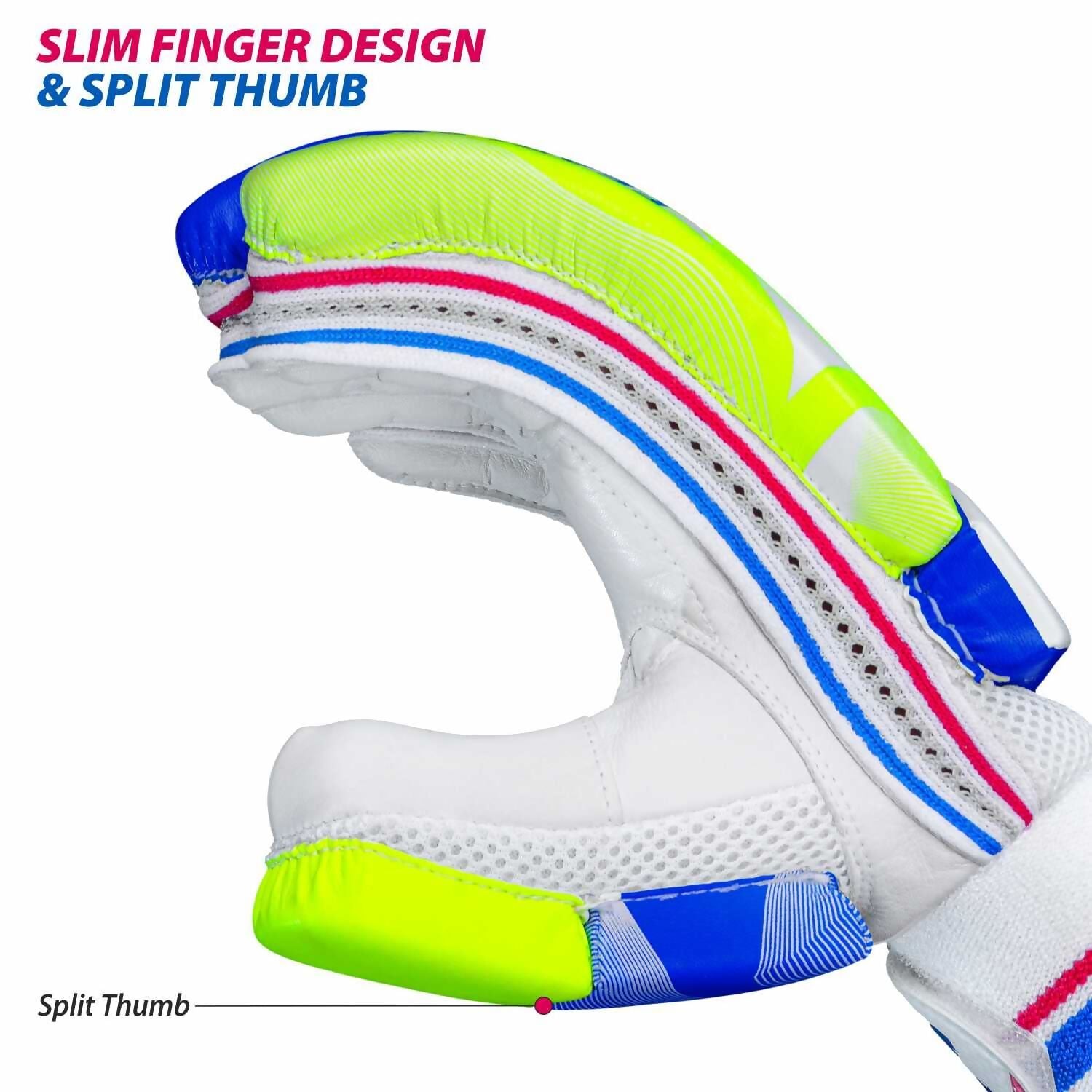 DSC Intense Attitude Men's Cricket Batting Gloves (Colour May Vary) - Distacart