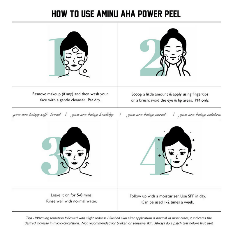 Aminu A-HA Power Peel for Tan Removal & De-Pigmentation