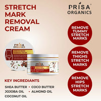 Thumbnail for Prisa Organics Stretch Mark Removal Cream To Reduce Stretch Marks, Scars, Spots, Discolouration