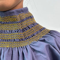 Thumbnail for ArthLife Indigo Smocked Dress - Distacart