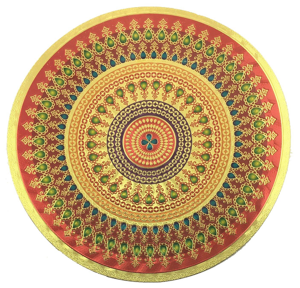 Stickerbazaar Micro Golden Embossing Rangoli Stickers - Distacart