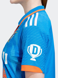 Thumbnail for Adidas Typography Printed One Day International Cricket Jersey T-shirt - Distacart