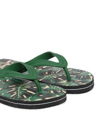 Thumbnail for Paragon Men Green Printed Rubber Slippers