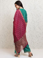 Thumbnail for Vishudh Women Ethnic Motifs Printed Regular Kurta with Palazzos & With Dupatta - Distacart