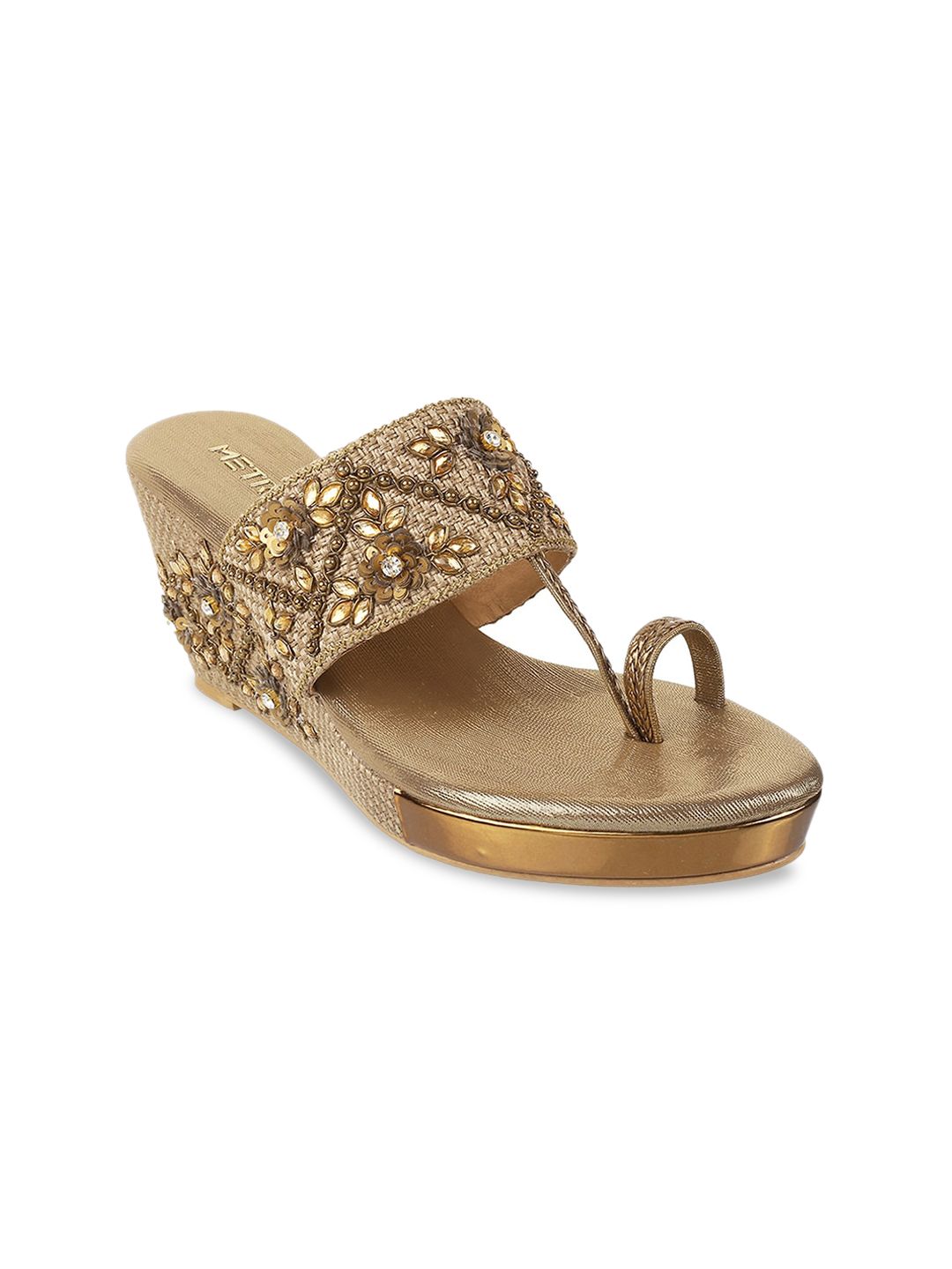 Metro Embellished Wedge Heels