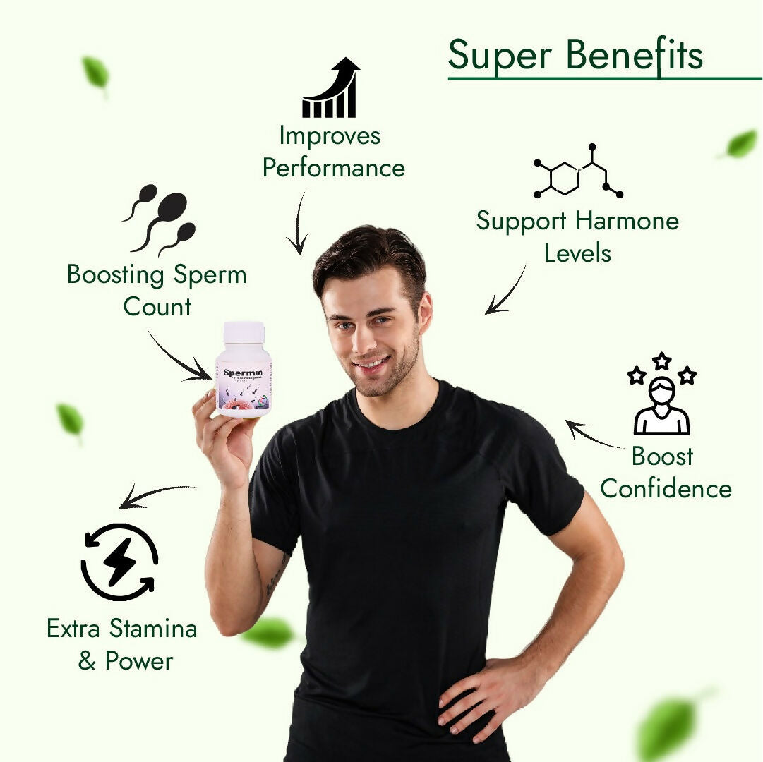 Hashmi Spermia Capsules – May Support Energy Levels, Vitality, and Physical Strength in Men