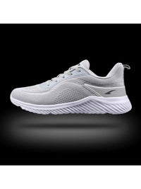 Thumbnail for ASIAN Men Grey Woven Design Sneakers