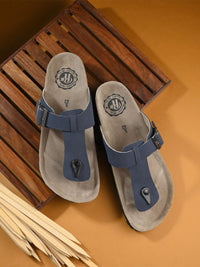 Thumbnail for Roadster The Lifestyle Co. Men Blue Slip-On Comfort Sandals