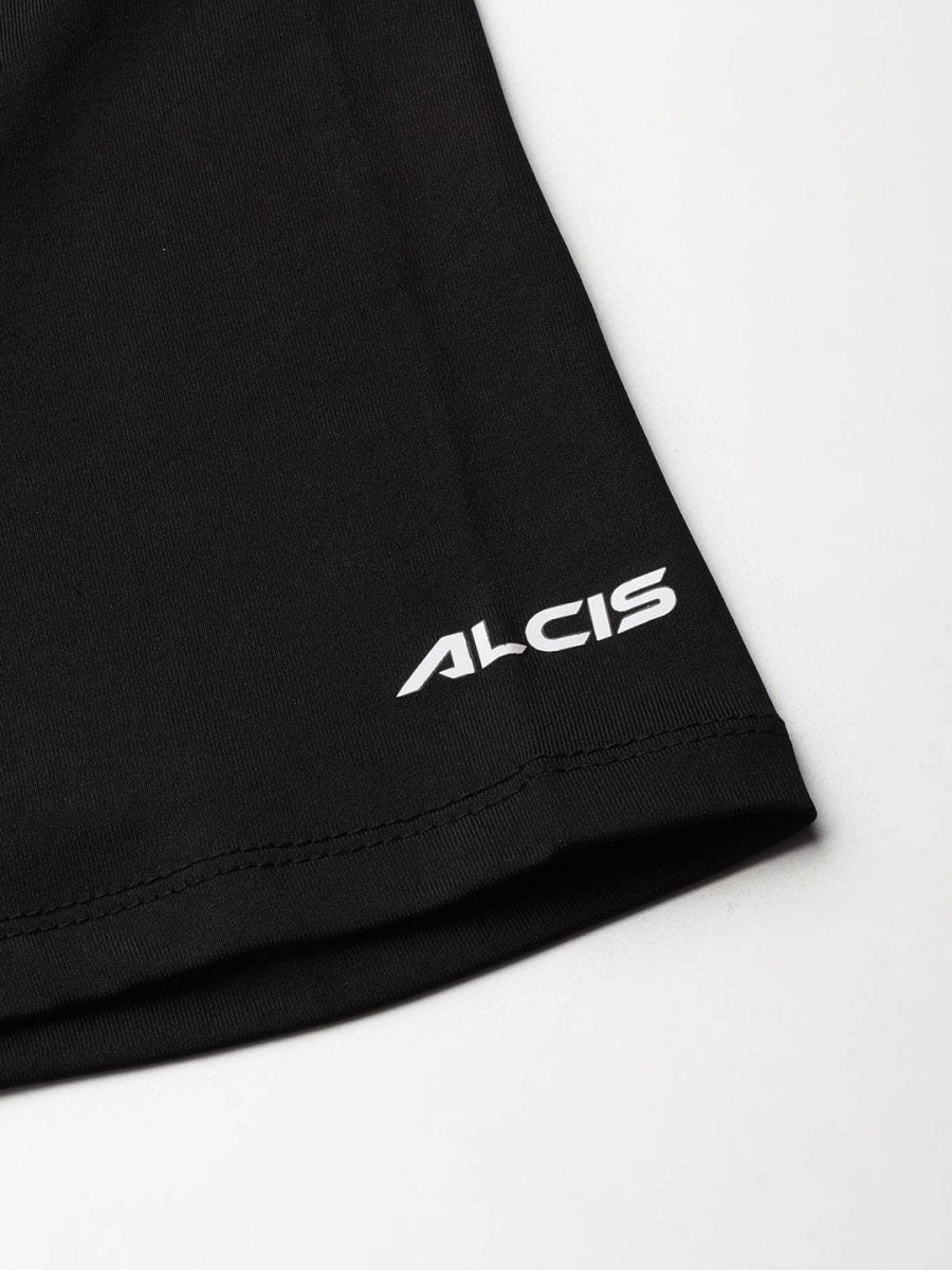 Alcis Men Typography Printed Anti Static Slim Fit Sports T-shirt - Distacart
