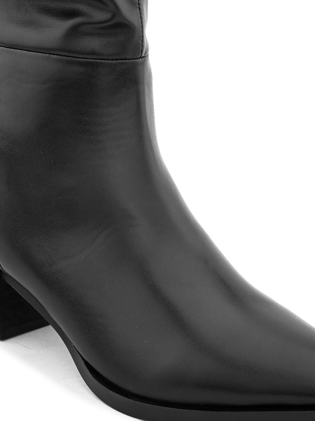 Roadster Women Block Heel High-Top Slouchy Boots