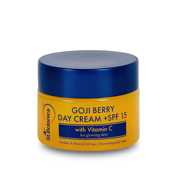St.Botanica Goji Berry Day Cream SPF15 With Goji Berry & Vitamin C For Sun Protection - Distacart