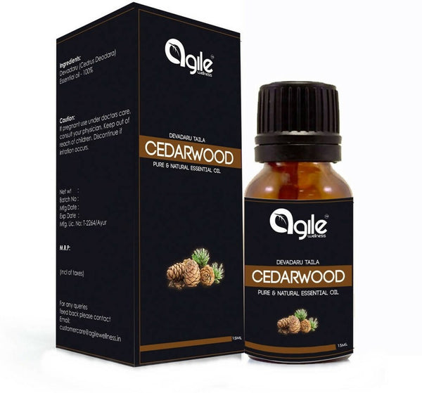 Agile Wellness Cedarwood Essential Oil - Distacart
