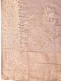 Thumbnail for Ode by House of Pataudi Yoke Design Regular Thread Work Kurta with Trousers & With Dupatta