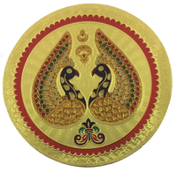 Thumbnail for Stickerbazaar Micro Golden Embossing Rangoli Stickers
